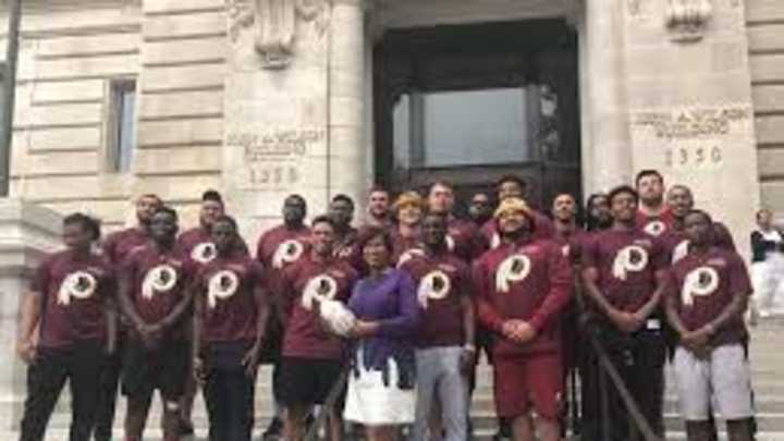 Mayor Bowser: The Team Name is an Obstacle to the Redskins Returning to D.C. Mayor Bowser: The Team Name is an Obstacle to the Redskins Returning to D.C.