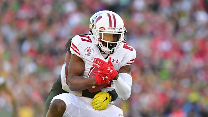 Wisconsin WR Quintez Cephus Impresses in NFL Scouting Combine Bench Press