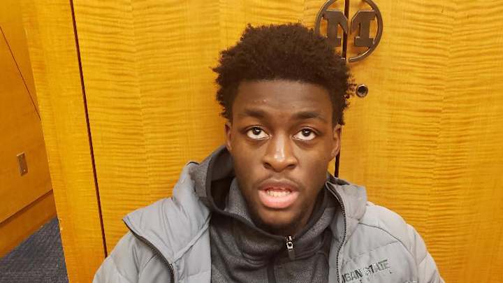 Gabe Brown After Spartans Fall To The Wolverines