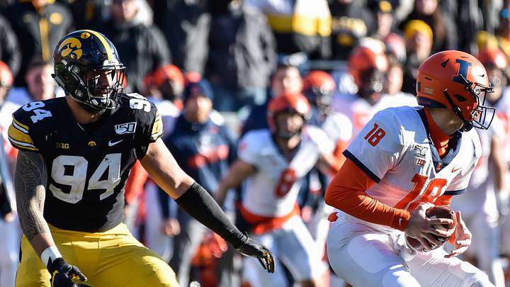 Falcons pick Iowa DE in latest CBS Sports mock draft