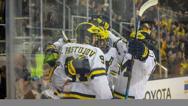 Video: Mel Pearson Talks Michigan Hockey Sweep Of Wisconsin