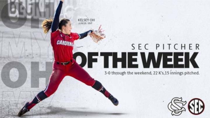 Oh Named SEC Pitcher Of The Week