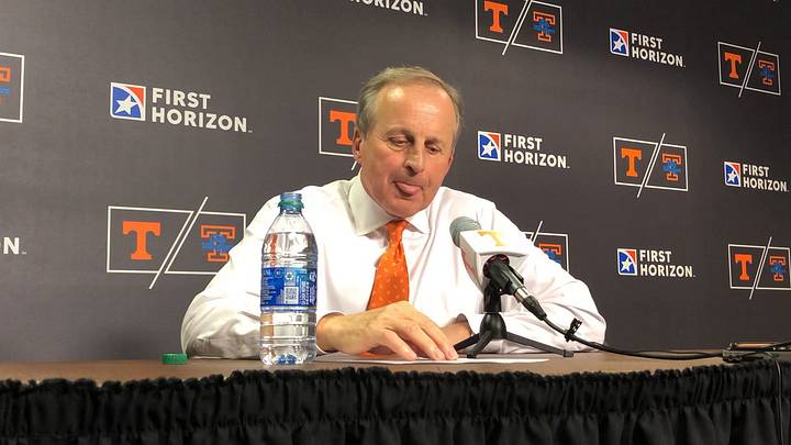 Watch: Tennessee Coach Rick Barnes Postgame vs. Arkansas (Full) Watch: Tennessee Coach Rick Barnes Postgame vs. Arkansas (Full)