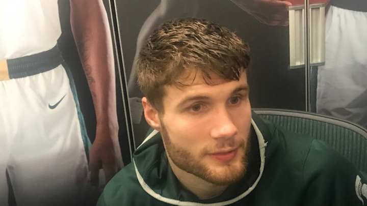 Kyle Ahrens Shines In Spartan Home Loss To Maryland