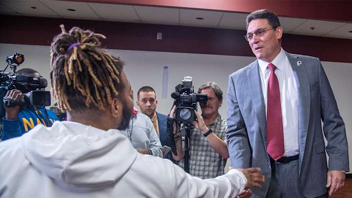 Ron Rivera Raises More Than $30K in Yard Sale of Panthers Items for Charity