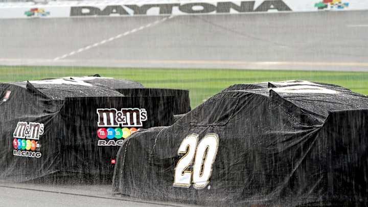 Rain Postpones Daytona 500, Dampening Event, Trump’s Visit