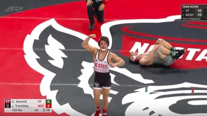Wolfpack's Trombley Named ACC Wrestler of the Week