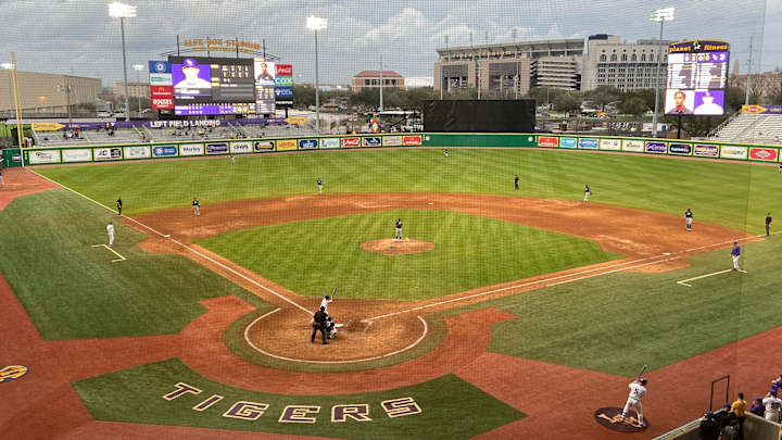 No. 12 LSU Beats Southern 8-3 Behind Saul Garza's Big Day at the Plate