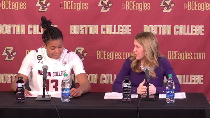 Boston College Women's Basketball Cruises Past Pitt 70-59