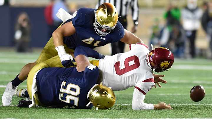 Notre Dame Depth Chart vs. USC