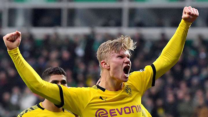 Erling Haaland Scores Winning Goal to Lift Dortmund to 2nd in Bundesliga