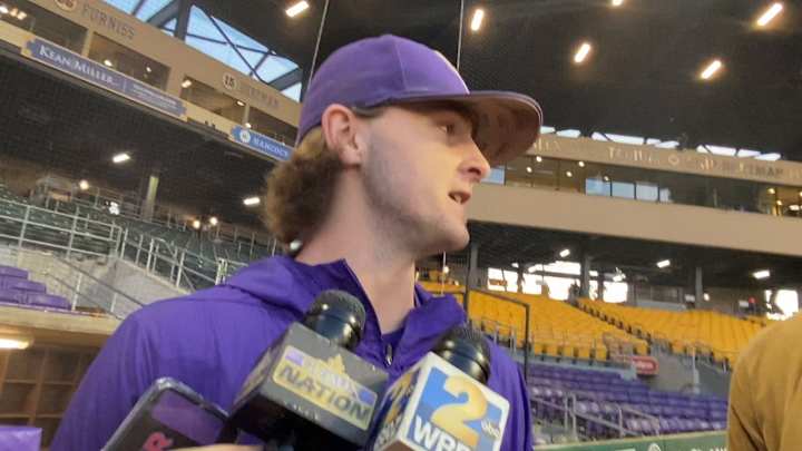Landon Marceaux's Career Day Fuels No. 12 LSU to 6-3 Win Over Eastern Kentucky to Even Series