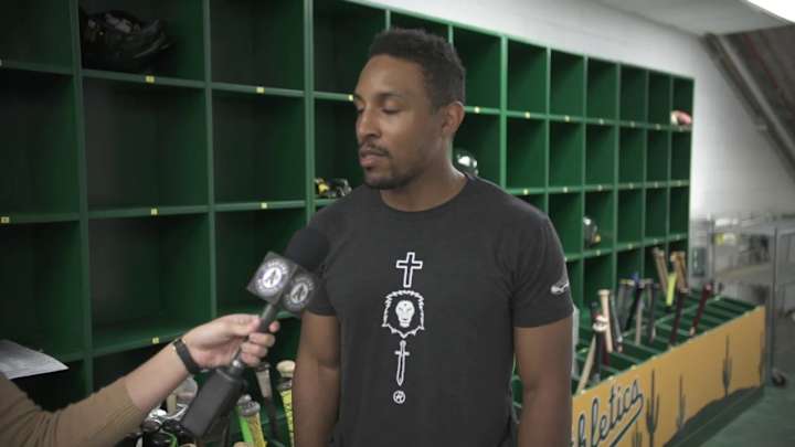 Tony Kemp Using Fundraising Auctions to Reach Out to His New Home with Athletics Tony Kemp Using Fundraising Auctions to Reach Out to His New Home with Athletics