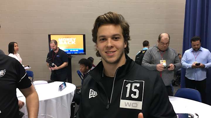 VIDEO: Chris Finke Talks Notre Dame, Growth, Combine