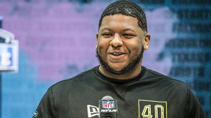 Cesar Ruiz Spends Time With Members Of The Media In New Orleans