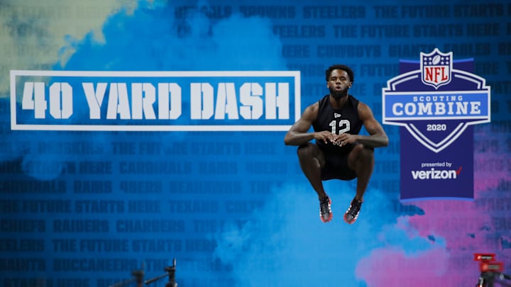 Texas A&M's Davis Leaves Combine With Mixed Results