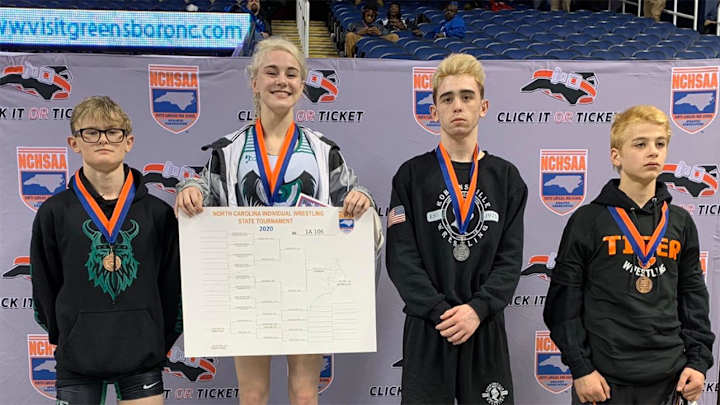 Female Wrestler Wins North Carolina High School Championship Female Wrestler Wins North Carolina High School Championship
