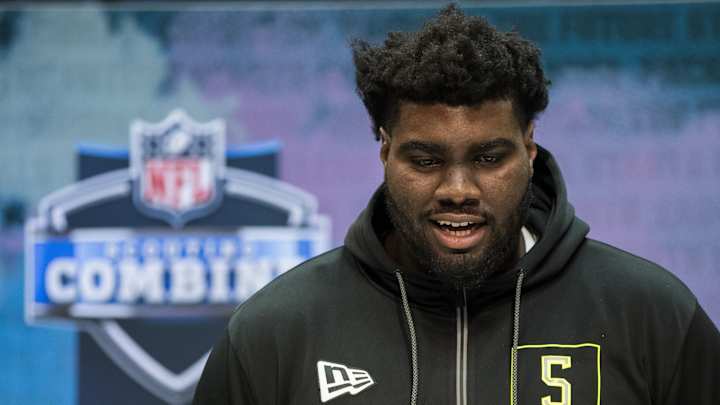 Gargantuan Offensive Tackle Mekhi Becton Runs Wildly Impressive 40-Yard Dash — Could He Be an Option for the Jaguars?