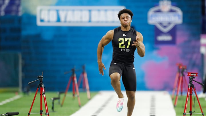 Reactions to Jonathan Taylor's 40-Yard Dash at the 2020 Scouting Combine Reactions to Jonathan Taylor's 40-Yard Dash at the 2020 Scouting Combine