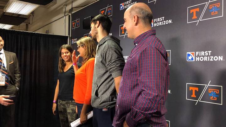 Watch: Vescovi’s family discusses surprising him in Knoxville Watch: Vescovi’s family discusses surprising him in Knoxville