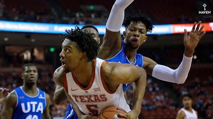Texas Basketball: Watch Royce Hamm Jr. Deny a Sooner Alley-Oop