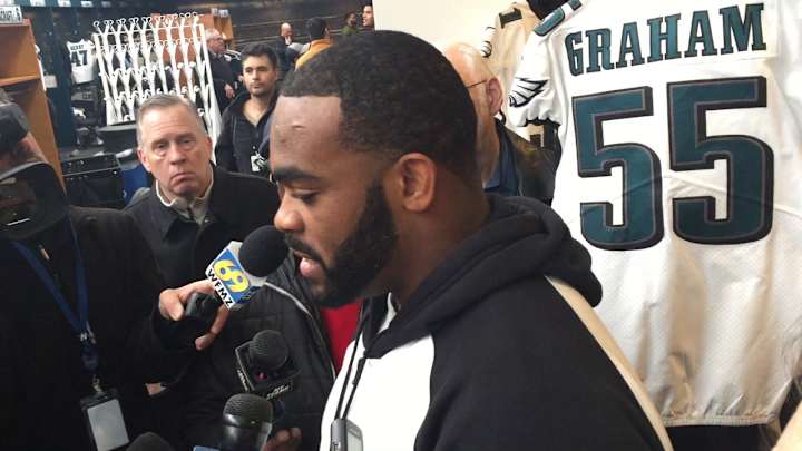 Brandon Graham Takes Tough Competition at No. 55