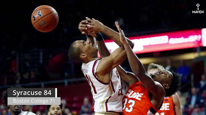 Elijah Hughes Scores 28 As Syracuse Downs Boston College 84-71