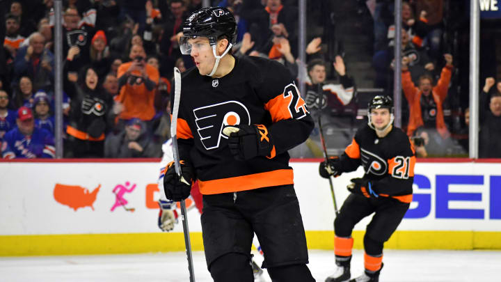 Flyers' James van Riemsdyk Breaks Right Hand Blocking Shot Flyers' James van Riemsdyk Breaks Right Hand Blocking Shot