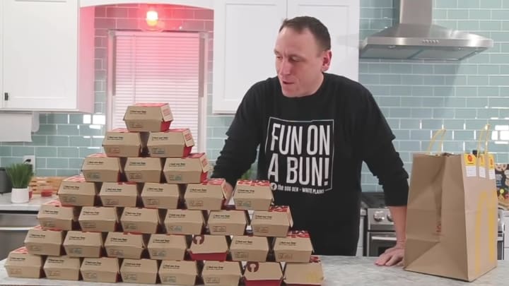 Joey Chestnut Sets World Record Eating 32 Big Mac Sandwiches