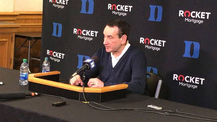 Coach K on Preparations for the Coronavirus Coach K on Preparations for the Coronavirus