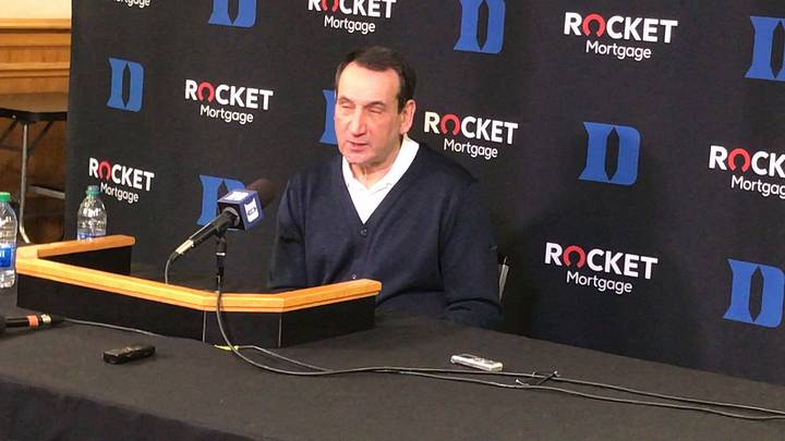 Coach K: UNC Was Relentless in First Game Coach K: UNC Was Relentless in First Game