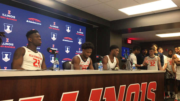 VIDEO: Illinois Players After 78-76 Win Vs. No. 18 Iowa VIDEO: Illinois Players After 78-76 Win Vs. No. 18 Iowa