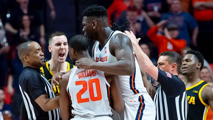 Hawkeyes Fall Short In Feisty Game With Illini Hawkeyes Fall Short In Feisty Game With Illini