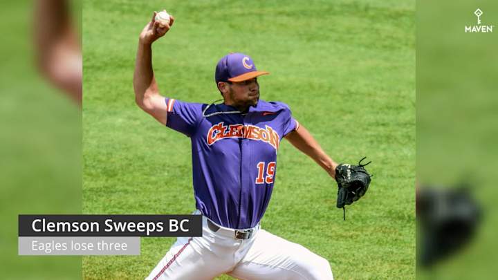 #23 Clemson Sweeps Weekend Series With Boston College