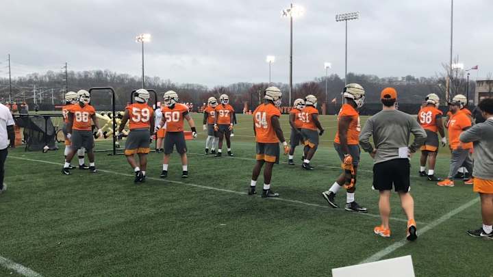 Watch: Sights and sounds from Tennessee's spring practice - March 10 Watch: Sights and sounds from Tennessee's spring practice - March 10