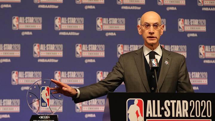 Commissioner Adam Silver says NBA on hold for at least one month
