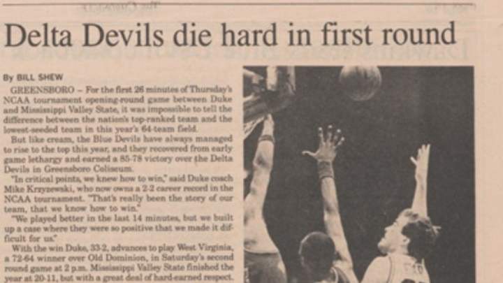 March Rewind: Coach K Evens NCAA Record at 2-2 as '86 Duke Gets Opening Win March Rewind: Coach K Evens NCAA Record at 2-2 as '86 Duke Gets Opening Win