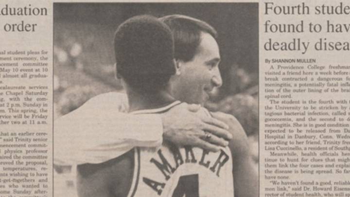 March Rewind: '87 Duke Survives Injuries to Ferry, Snyder to Face Bob Knight