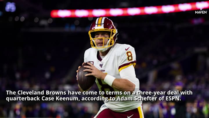 Browns Agree To Deal With Backup QB Case Keenum Browns Agree To Deal With Backup QB Case Keenum