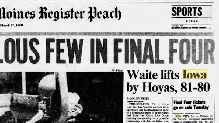 40 Years Ago, Hawkeyes Were Celebrating Final Four Run