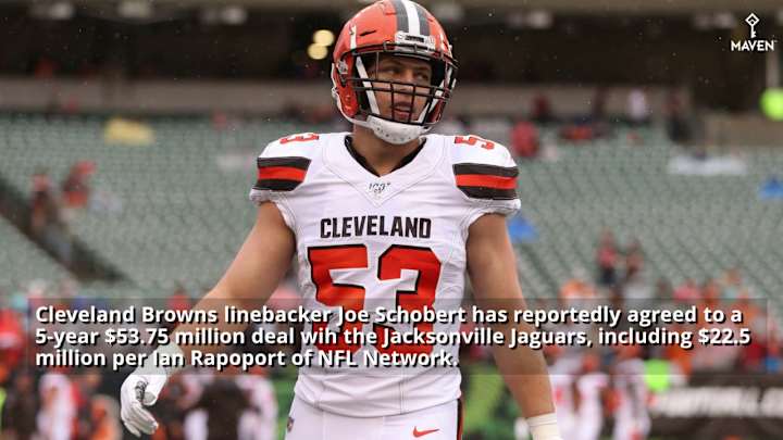 Cleveland Browns Joe Schobert Agrees to 5-Year Deal, Headed To Jacksonville Jaguars Cleveland Browns Joe Schobert Agrees to 5-Year Deal, Headed To Jacksonville Jaguars