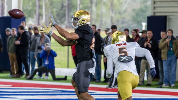 Source: New York Jets were set to meet with Notre Dame wide receiver Chase Claypool this week