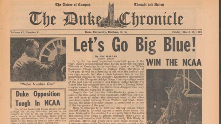 March Rewind: Top Two Teams at Final Four Overshadowed By Flu