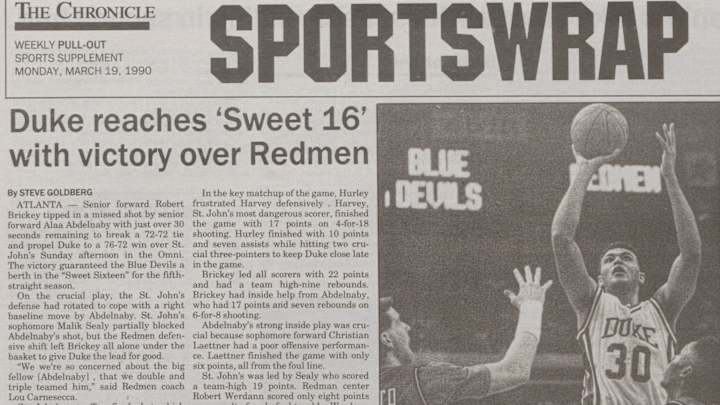 March Rewind: Technical Foul Helps Duke Escape Laettner's Worst Game