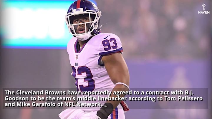 Cleveland Browns Agree To Terms With Their New Middle Linebacker, B.J. Goodson