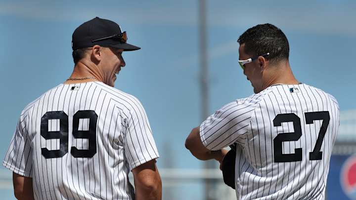 Giancarlo Stanton Will Be Ready For Yankees' Opening Day, 'Hopefully' Aaron Judge As Well Giancarlo Stanton Will Be Ready For Yankees' Opening Day, 'Hopefully' Aaron Judge As Well