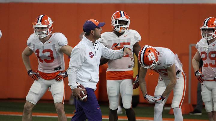 Swinney 'Thankful' For Clemson's Spring Work Swinney 'Thankful' For Clemson's Spring Work