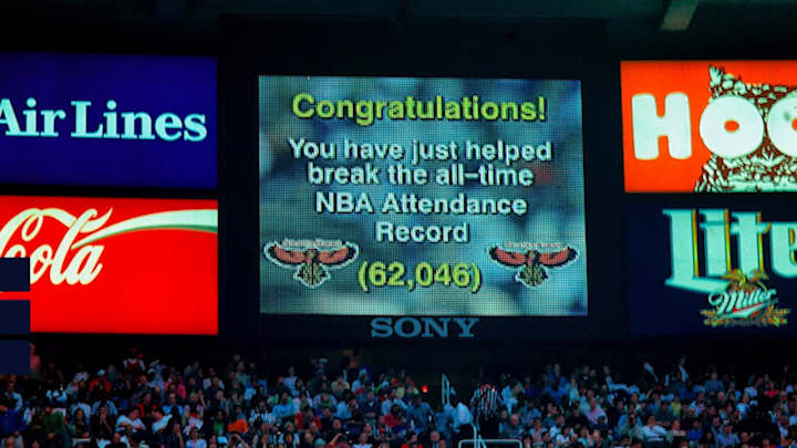 This Day in Sports History: Bulls vs. Hawks Breaks NBA Single-Game Attendance Record This Day in Sports History: Bulls vs. Hawks Breaks NBA Single-Game Attendance Record