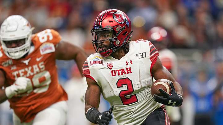 FB Video: Former Utah RB Zack Moss runs the 40