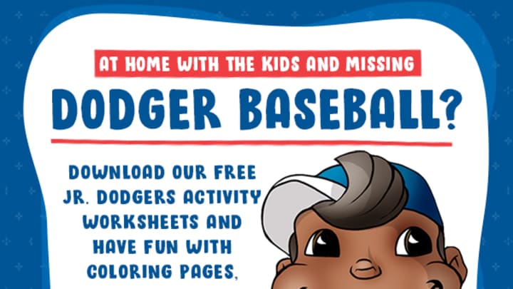Dodgers Offer Free Activity Worksheets for Kids Dodgers Offer Free Activity Worksheets for Kids